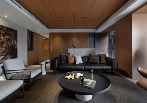 新一代国际公寓103平米现代简约三居室装修案例