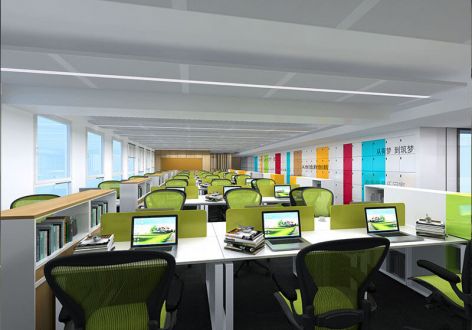 440平米现代风格办公室装修案例