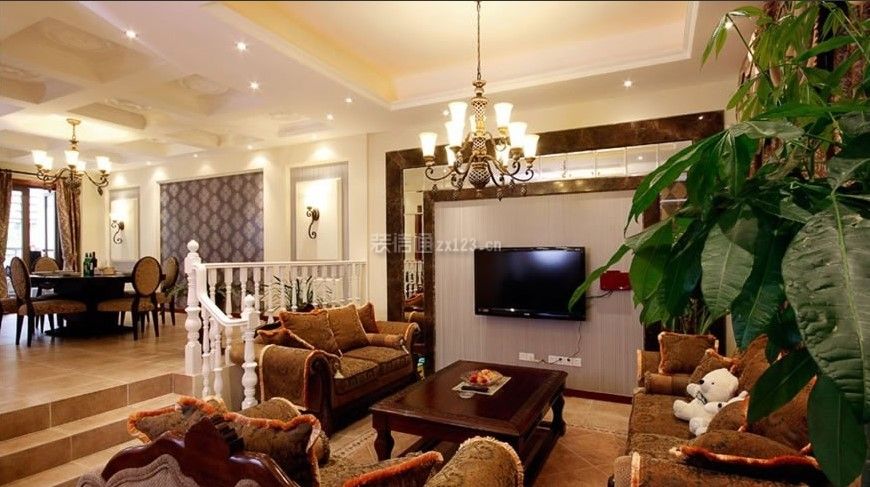 客厅家具颜色搭配效果图 客厅家具组合沙发