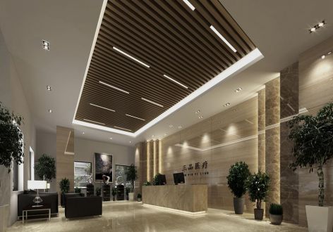 上海办公空间1220平米现代风格装修案例