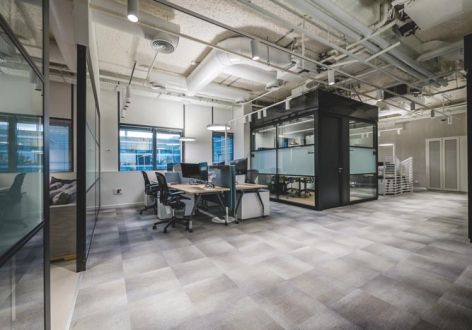 办公室工业风格250平米装修案例