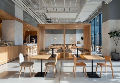快餐店现代风格220平米装修效果图案例