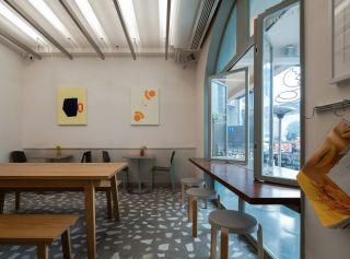 咖啡厅店面装修设计效果图片