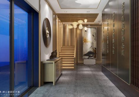 上海办公空间820平米工业创意风格装修案例
