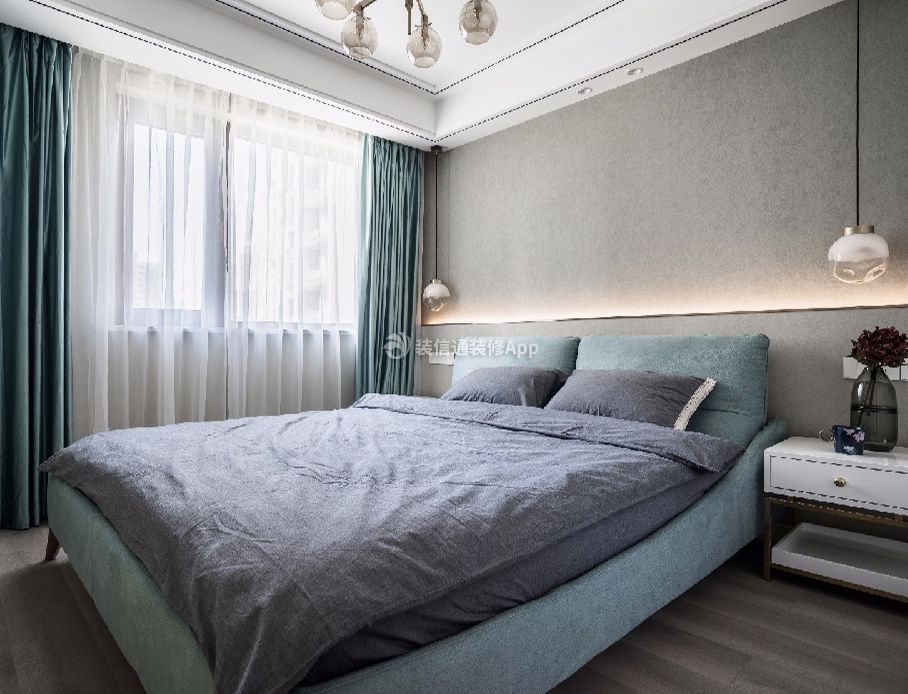 85平现代两室卧室装修效果图片: