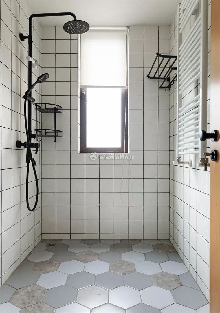 欧式风格两室装修淋浴房设计效果图片