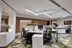 [上海创际装饰]1000平方办公室装修，应该如何装修门厅整体效果更好