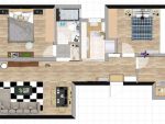莱茵北郡97平方米日式风格三居室装修案例