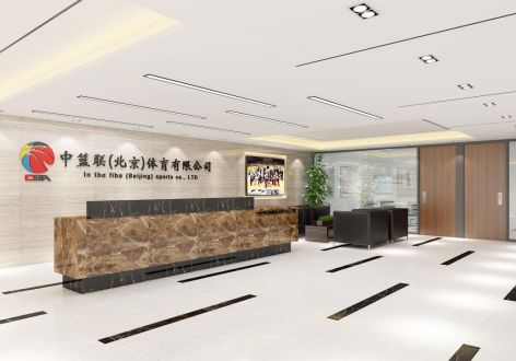 广州办公空间1680平米简约风格装修案例