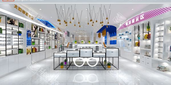 眼镜店现代风格115平米装修案例