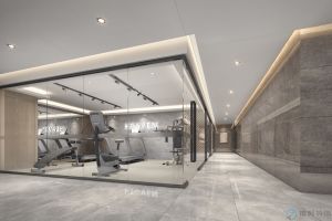 [深圳臻翰装饰]4000平米创新产业园写字楼设计,享有独特的健身房