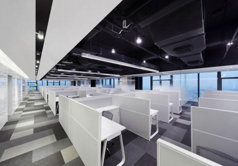 800平米现代简约风格办公室装修案例