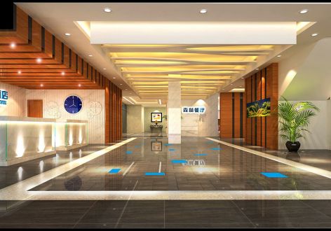 现代快捷酒店4400平米装修案例