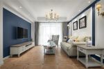 洲际银海湾美式风格106平米三居室装修案例
