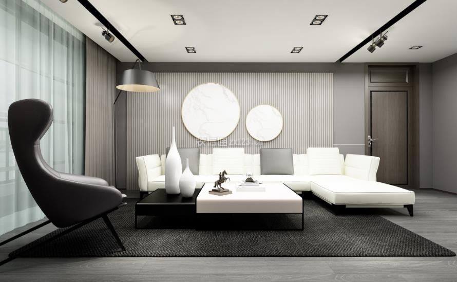 现代风格客厅沙发背景墙 现代风格客厅沙发