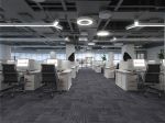 办公室现代风格1000平米装修案例