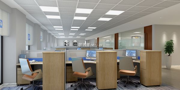 办公空间现代风格489㎡设计方案