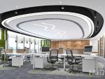 旅游公司办公室现代风格1300平米装修案例
