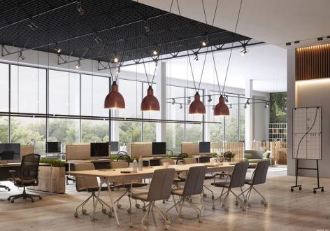 500平米工业风格办公室装修案例