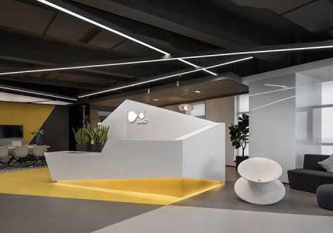 1000平米现代简约融创智谷办公室装修案例