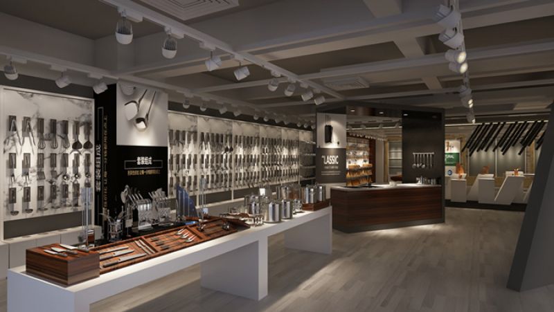 厨具展厅500平米装修案例