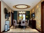 华南新城138平米新中式风格三居室装修案例