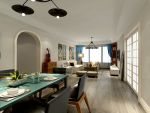 珠江铂世湾118平米现代混搭风格三居室装修案例