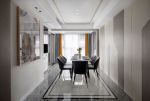 世茂璀璨倾城现代风格140平米四居室装修效果图案例