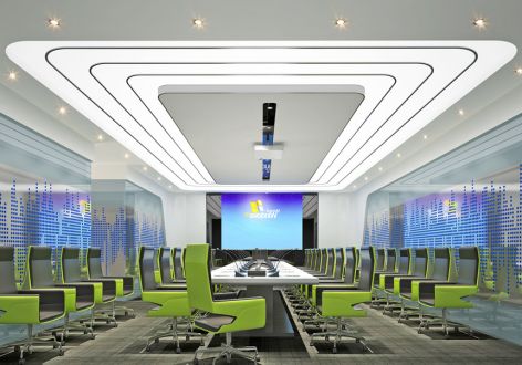 网络科技办公室现代风格910平米装修案例