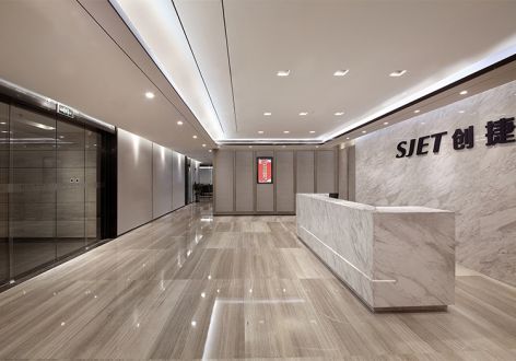 广州办公空间1260平米时尚现代风装修案例