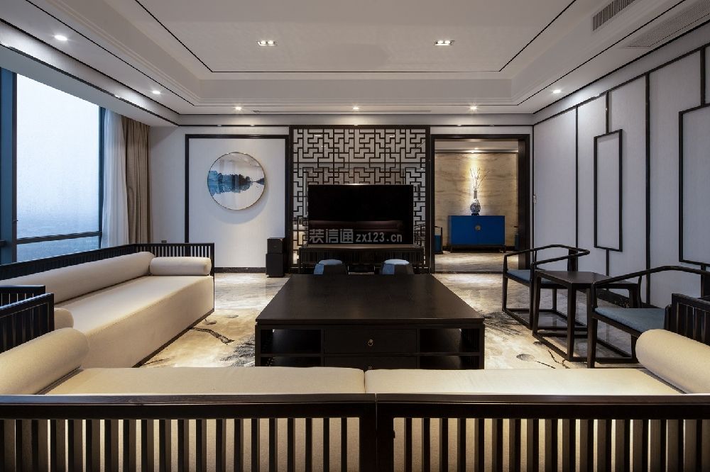 别墅客厅天花 别墅客厅装修设计效果图