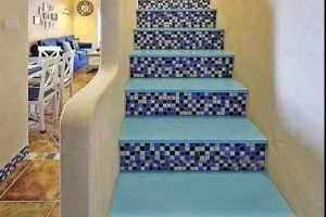 [定州龙景装饰]瓷砖用在楼梯上，竟然如此漂亮！