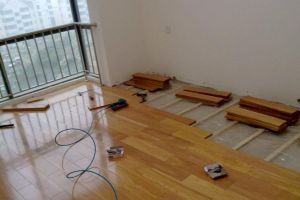 家装地板安装