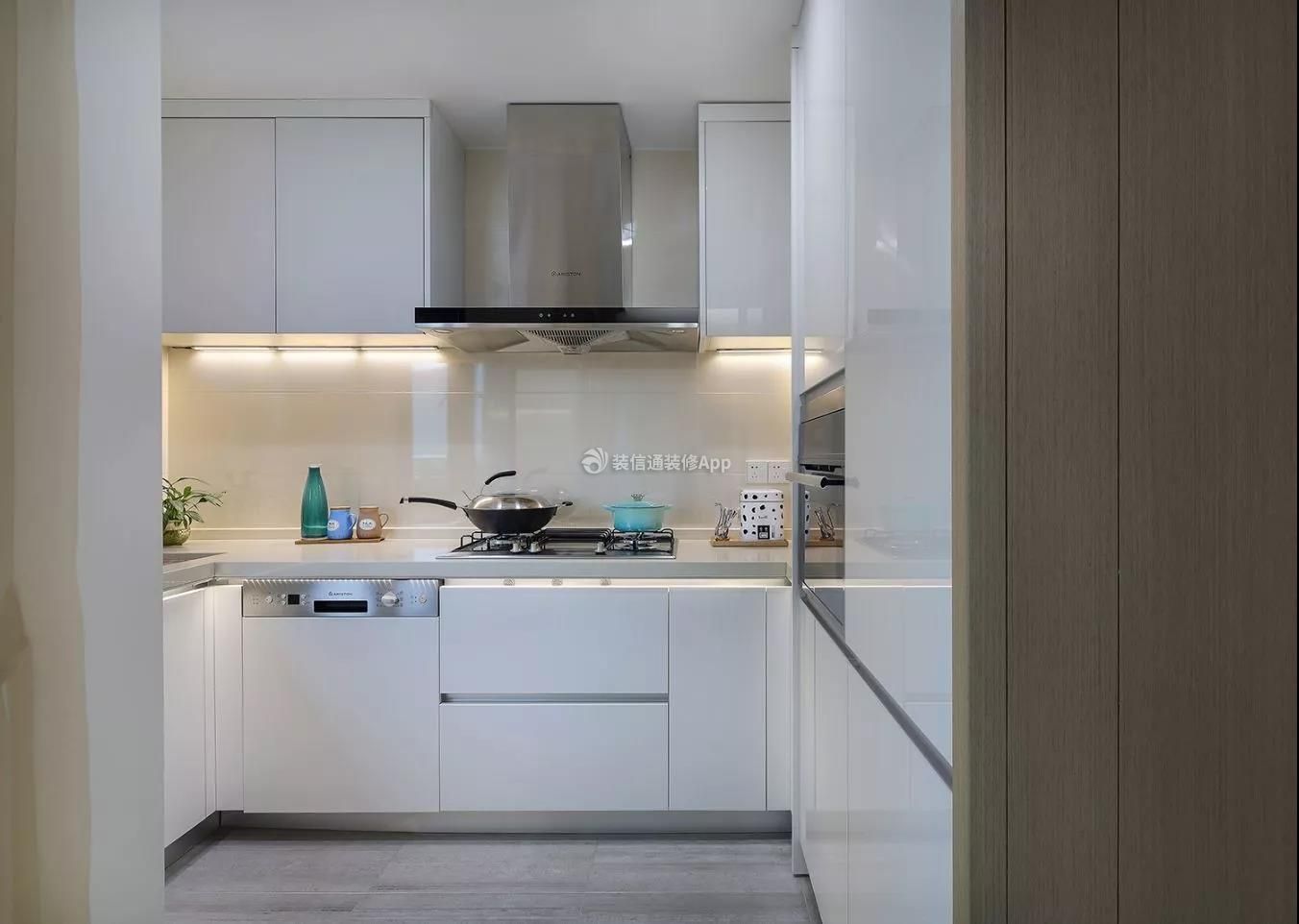 130平米新中式四居厨房装修效果图