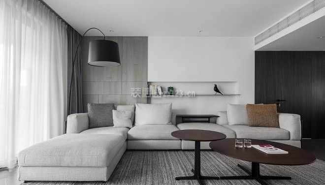 现代风格客厅设计图 现代风格客厅沙发背景墙