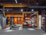 广州健身房工业风格268平米装修案例