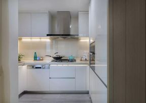 130平米新中式四居厨房装修效果图