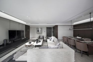 天立大厦127㎡三居室现代风格装修案例