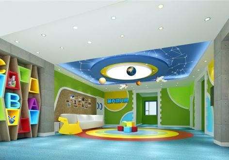 蓝天幼儿园1500平米装修案例