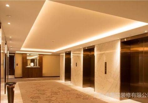 2500平米白天鹅宾馆现代简约风格装修案例