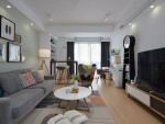 香楠国际75平二居室现代简约风格装修案例