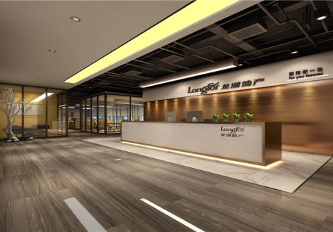 广州办公空间绚丽风格859平米装修案例