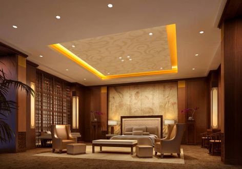 酒店欧式风格9500平米装修案例