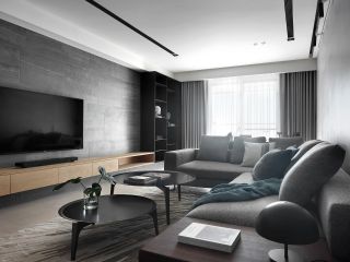 现代风格133平米客厅沙发效果图赏析