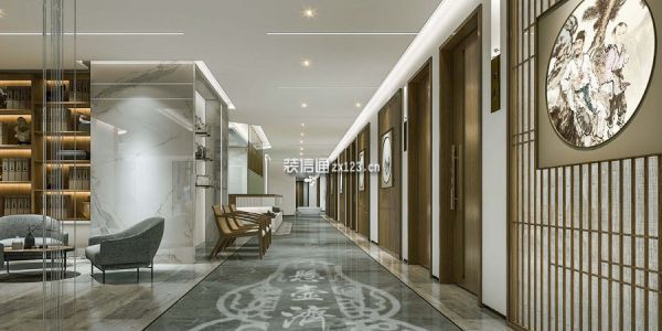 中医馆中式风格2000㎡设计方案
