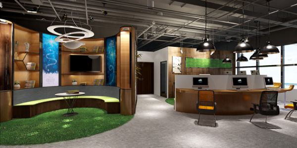 办公空间混搭风格589㎡设计方案