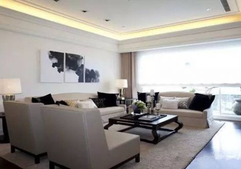 云港国际美式风格130平米四居室装修案例
