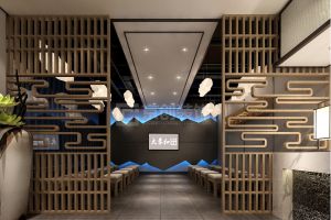 新中式风格餐饮店装修