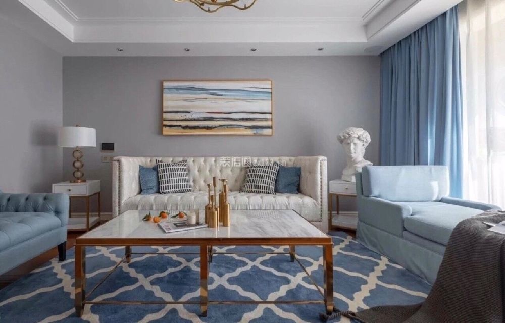 美式风格客厅沙发 美式风格客厅装修图