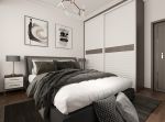 现代风格105平米卧室床效果图欣赏